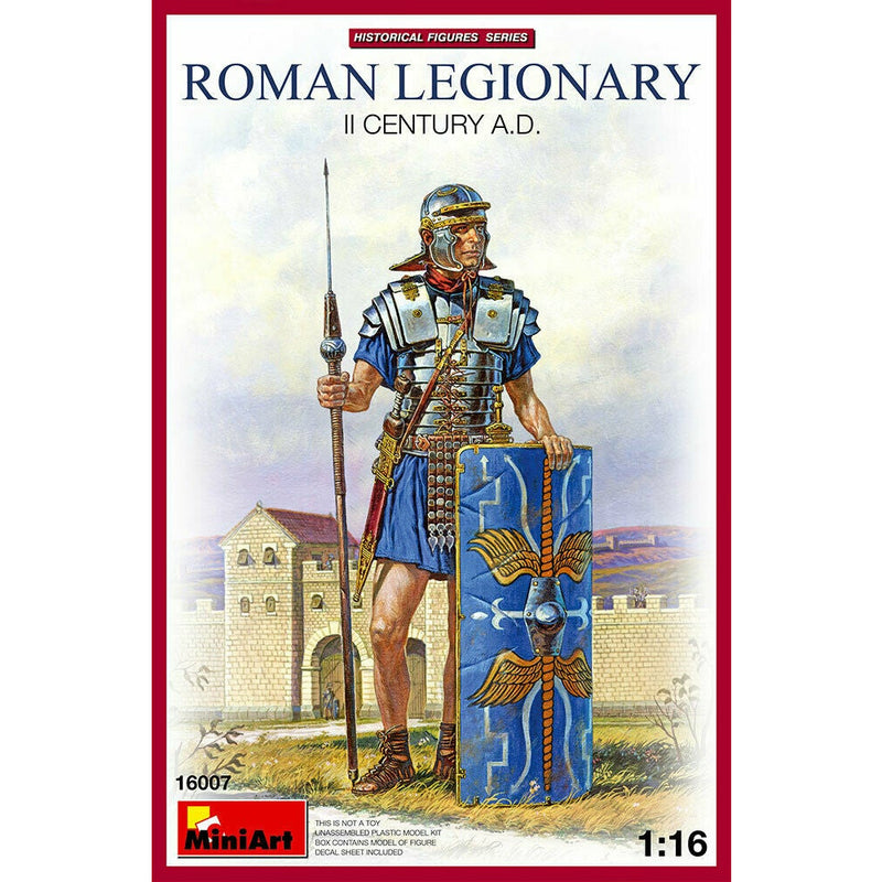 MiniArt Roman Legionary. II century A.D. (1/16) New - TISTA MINIS