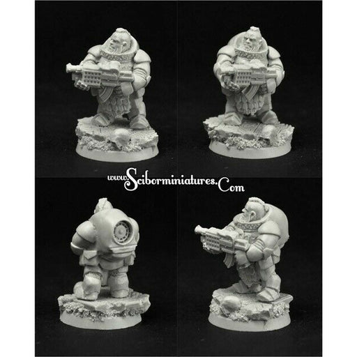 Scibor Miniatures 28mm/30mm SF Dwarf Marine #8 New - Tistaminis