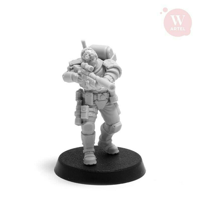 Artel Miniatures - Scout`n`Recon Squad with Heavy Weapon Specialist 32mm New - TISTA MINIS