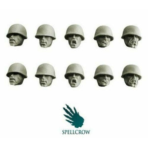 Spellcrow Guards Heads in M1 Helmets  - SPCB5205 - TISTA MINIS