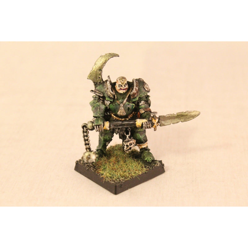 Warhammer Warriors of Chaos Nurgle Champion Well Painted | TISTAMINIS