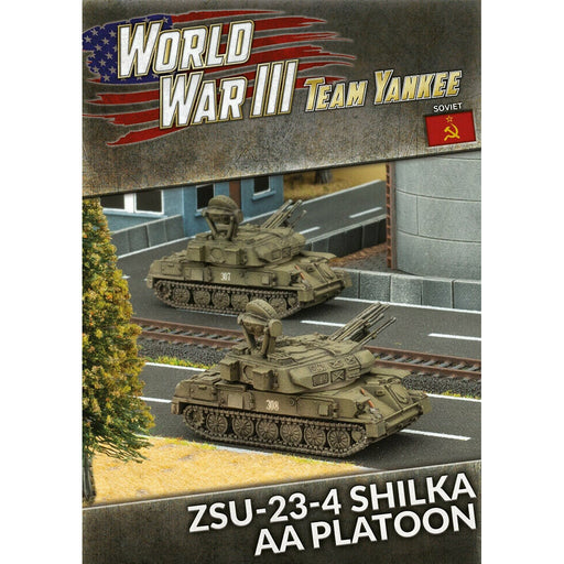 Team Yankee Soviet  ZSU-23-4 Shilka AA Platoon New - TISTA MINIS