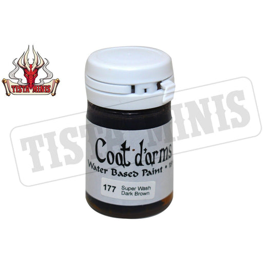 Coat d'arms Super Wash Dark Brown #177 - Tistaminis