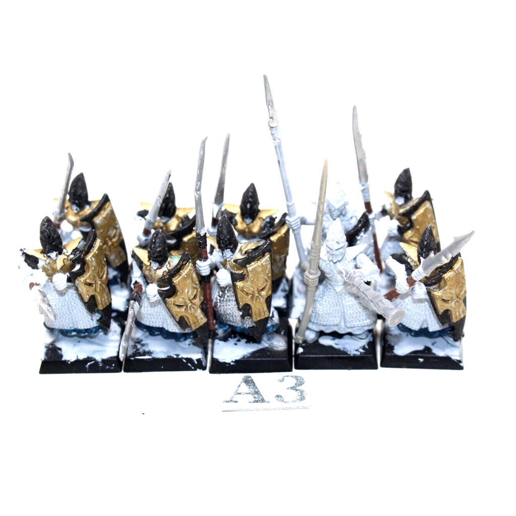 Warhammer Dark Elves Warriors With Spears - A3 - Tistaminis