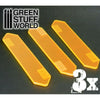 Green Stuff World 3x Big Energy Walls - Phosphorescent Orange New - TISTA MINIS