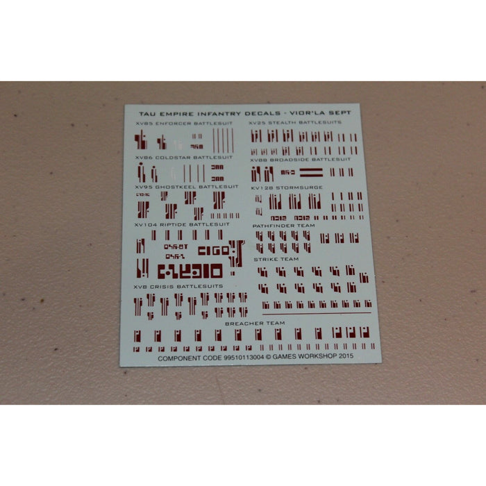 Warhammer and Warhammer 40k Decal Sheets - Multiple Factions / Armies | TISTAMINIS