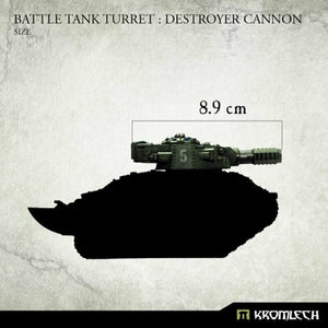 Kromlech Battle Tank Turret: Destroyer Cannon - TISTA MINIS