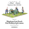 Black Powder French Napoleonic 6 pdr Foot Artillery New - TISTA MINIS