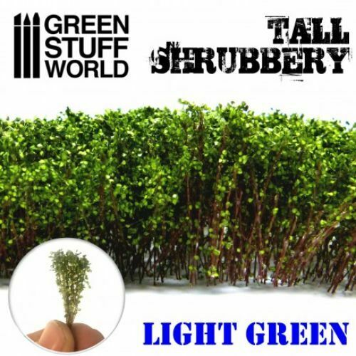 Green Stuff World Tall Shrubbery | Light Green New - Tistaminis
