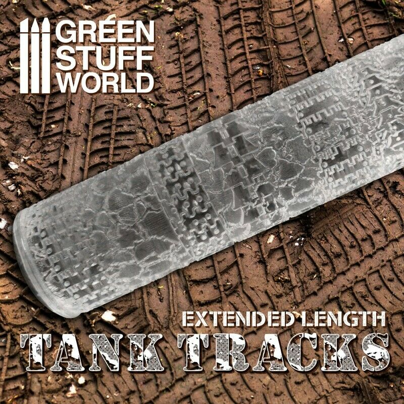 Green Stuff World Rolling Pin TANK TRACKS New - TISTA MINIS