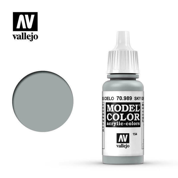 Vallejo Model Colour Paint Sky Grey (70.989) - Tistaminis