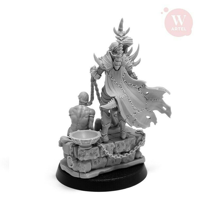 Artel Miniatures - Raidmaster with Male Slaves 28mm New - TISTA MINIS