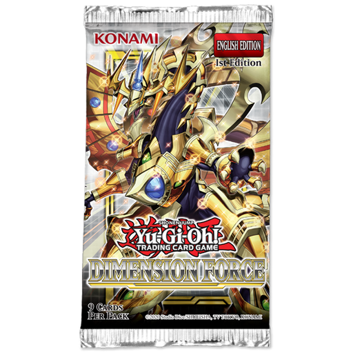 Yugioh Dimension Force Booster Pack (x1) New - Tistaminis