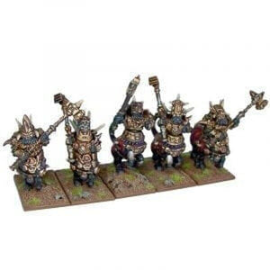 Kings of War Abyssal Dwarf Halfbreeds Regiment New - TISTA MINIS