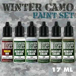 Green Stuff World Paint Set - Winter Camo New - TISTA MINIS