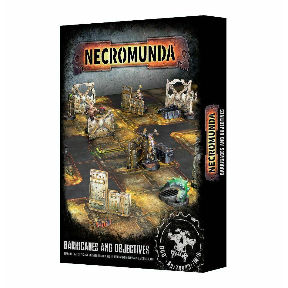 Warhammer Necromunda Barricades and Objectives New - TISTA MINIS