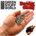 Green Stuff World 50x Resin Burning Skulls New - TISTA MINIS