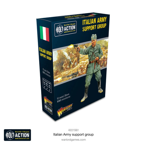 Bolt Action Italian Army Support Group New - Tistaminis