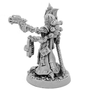 Wargames Exclusive HERESY HUNTER FEMALE MECHANICUM INQUISITOR W/ ARMORED CAR New - TISTA MINIS