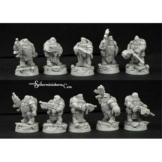 Scibor Miniatures 28mm/30mm SF Dwarf Marine #5 New - Tistaminis