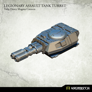 Kromlech Legionary Assault Tank Turret: Twin Heavy Magma Cannon - TISTA MINIS