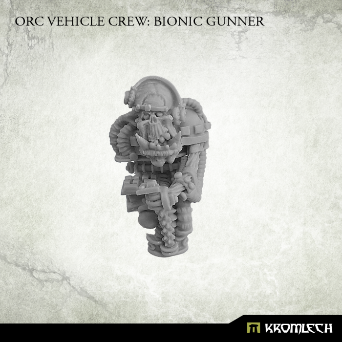 Kromlech Orc Vehicle Crew: Bionic Gunner New - TISTA MINIS