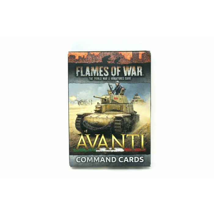 Flames Of War Italian Avanti Command Cards New - TISTA MINIS