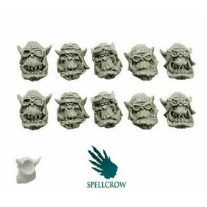 Spellcrow Orcs Storm Flying Squadron Heads (ver. 1) - SPCB5109 - TISTA MINIS