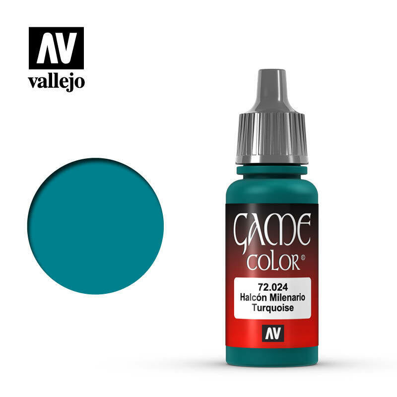 Vallejo Game Colour Paint Game Color Falcon Turquoise (72.024) - Tistaminis