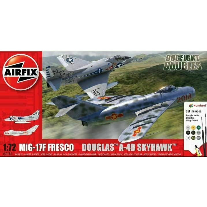 AIRFIX Mig 17F FRESCO & DOUGLAS A-4B SKYHAWK DOGFIGHT (1/72) New - Tistaminis