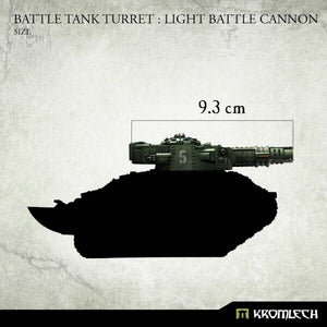 Kromlech Battle Tank Turret: Light Battle Cannon - TISTA MINIS