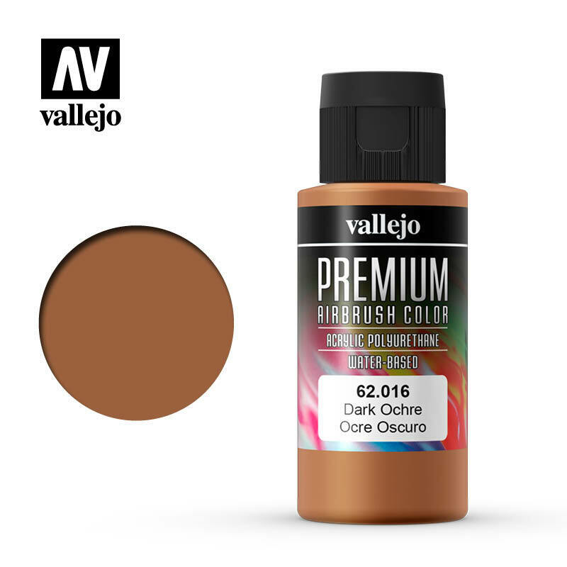 Vallejo Premium Color Paint Dark Ochre - VAL62016 - Tistaminis