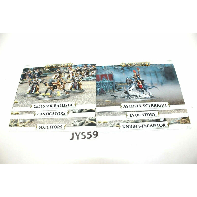 Warhammer Stormcast Eternals Warscroll Cards Incomplete - JYS59 - TISTA MINIS