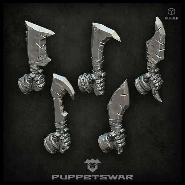 Puppets War Orc Blades (left) New - Tistaminis
