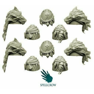 Spellcrow Wolves Knights Shoulder Pads - SPCB6015 - TISTA MINIS