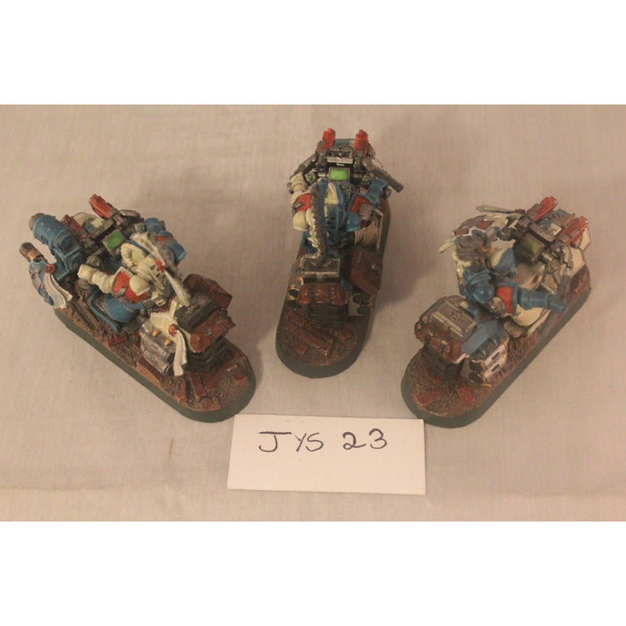 Warhammer Space Marine Bikers Well Painted | TISTAMINIS