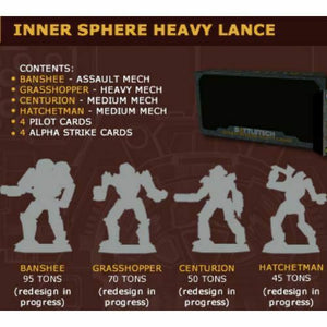 BattleTech: Inner Sphere Heavy Lance Sept 15 2021 Pre-Order - Tistaminis