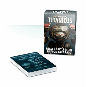 Adeptus Titanicus Reaver Battle Titan Weapon Card Pack New - Tistaminis