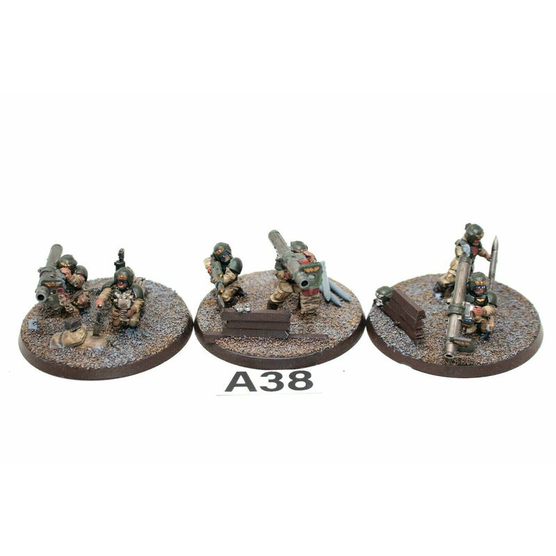 Warhammer Imperial Guard Heavy Weapons Teams With Missle Launchers - A38 - TISTA MINIS