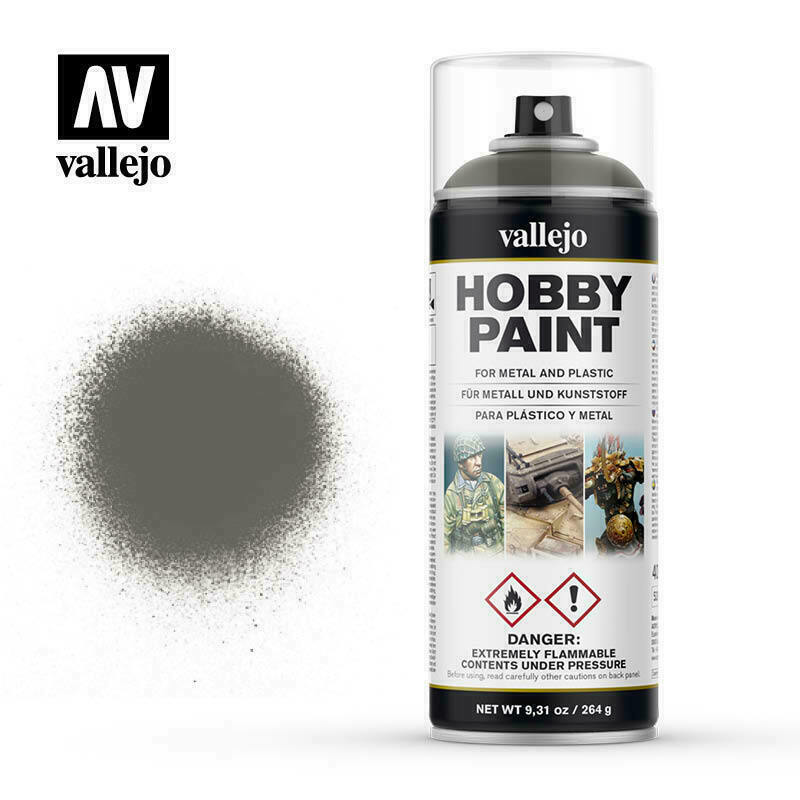 Vallejo Spray Paint Hobby Primer German Field Gray New - TISTA MINIS