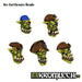 Kromlech Orc Cutthroats Heads New - TISTA MINIS