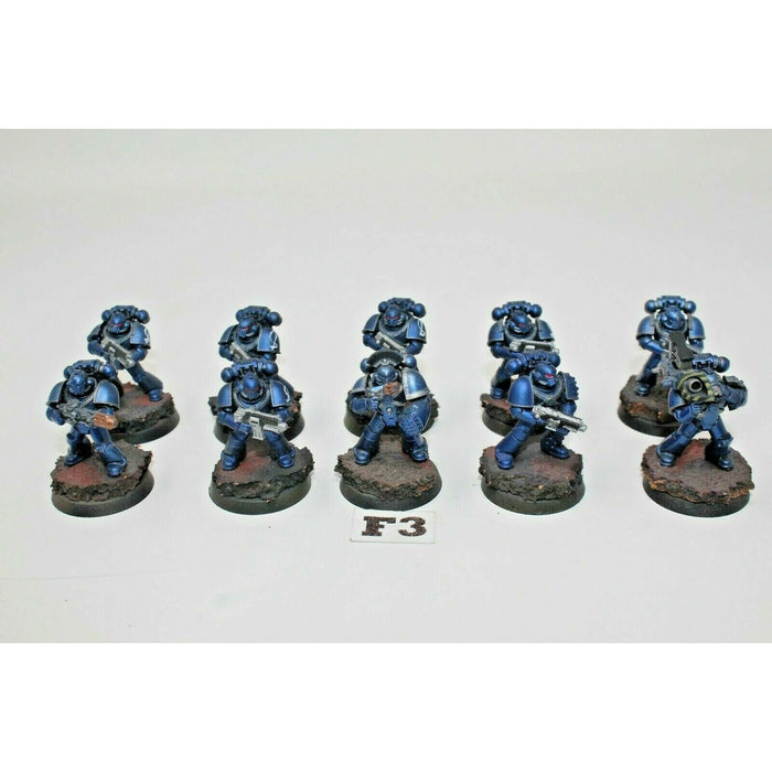 Warhammer Space Marines Mark IV Tactical Squad Well Painted - F3 - Tistaminis