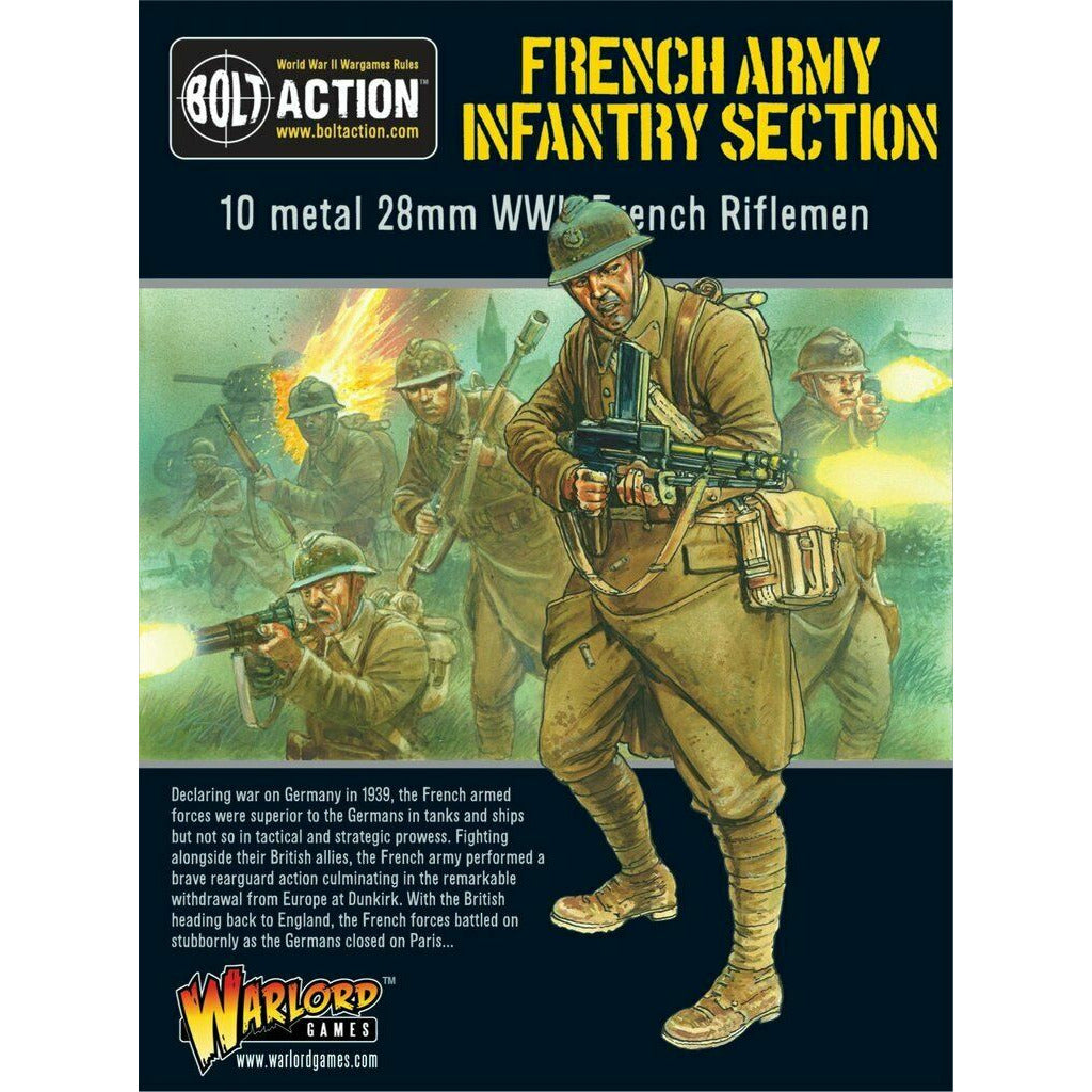 Bolt Action French Army: Infantry Section New - TISTA MINIS