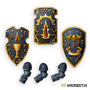 Kromlech	Seraphim Knights Thunder Shields (3) New - Tistaminis