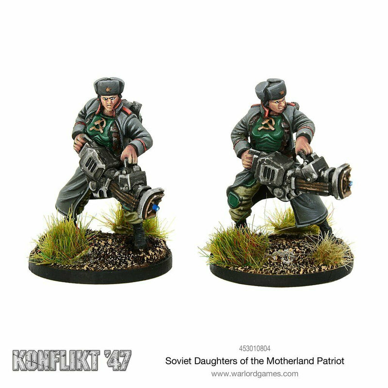 Bolt Action: Konflikt '47 - Daughters of the Motherland Patriot Team New - TISTA MINIS