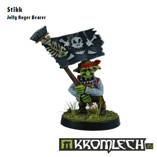 Kromlech Goblin Pirates Command Group New - TISTA MINIS