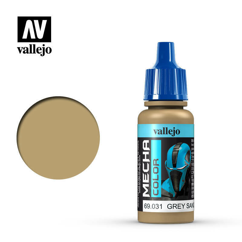 Vallejo Mecha Colour Paint Grey Sand (69.031) - Tistaminis