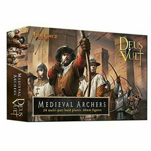 Fireforge Games Deus Vult Medieval Archers - 24 plastic figures New - Tistaminis