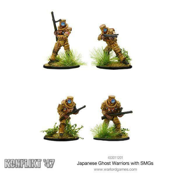 Bolt Action: Konflikt '47 - Japanese Ghost Warriors with SMG New - TISTA MINIS