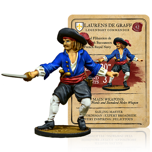 Blood & Plunder Laurens De Graff Legendary Commander New - TISTA MINIS